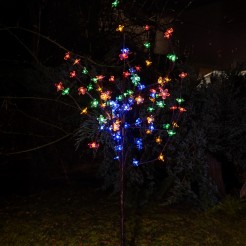Lampa Solarna Tree 120cm RGB+3000K IP44 EKO1448