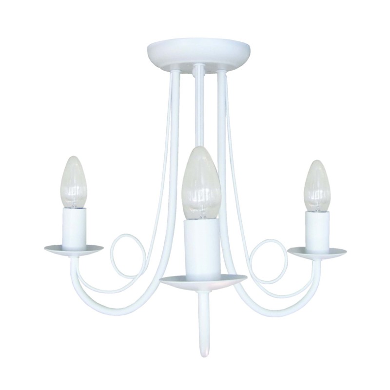 Lampa wisząca Perła biała 5xE14 LP-020/5P white