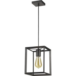Lampa wisząca Napoli czarna 1xE27 LP-4146/1P-BL