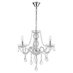 Lampa wisząca Cristallo srebrna 3xE14 LP-2940/3P