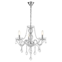 Lampa wisząca Cristallo srebrna 3xE14 LP-2940/3P