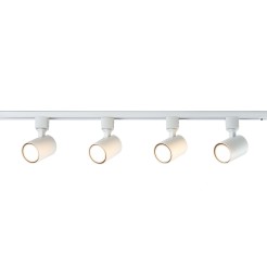 Zestaw oświetlenia szynowego Snow SET 1F biały 4xGU10 LP-737 WH SET