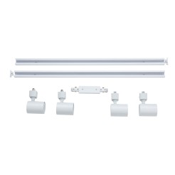 Zestaw oświetlenia szynowego Snow SET 1F biały 4xGU10 LP-737 WH SET