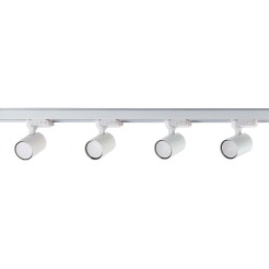 Zestaw oświetlenia szynowego Snow SET 3F biały 4xGU10 LP-737 WH SET 3F