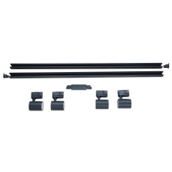 Zestaw oświetlenia szynowego Snow SET 3F czarny 4xGU10 LP-737 BK SET 3F