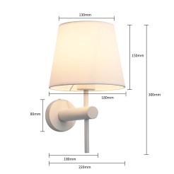 Kinkiet Tivoli biały 1xE27 LP-1133/1W WH