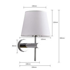 Kinkiet Tivoli chrom 1xE27 LP-1133/1W CH