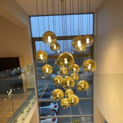 Lampa wisząca Palla złota 1xE14 LP-2844/1P GD