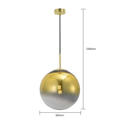 Lampa wisząca Palla złota 1xE14 LP-2844/1P GD