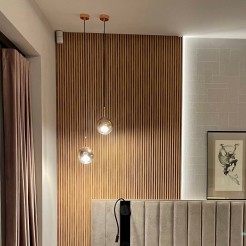 Lampa wisząca Palla złota 1xE14 LP-2844/1P S GD