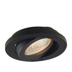 Ruchome oczko podtynkowe Lagos czarne IP20 1xGU10 LP-440/1RS BK movable