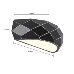 Kinkiet Reus czarny 1xE27 LP-8069/1W BK