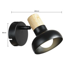 Kinkiet Arezzo czarny 1xE14 LP-1420/1W BK