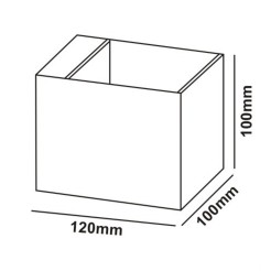 Kinkiet Alaska biały 1xG9 LP-104/1W WH