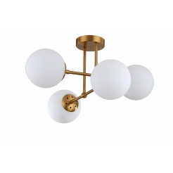 Lampa wisząca Roma 4 złota 4xE14 LP-1345/4P GD