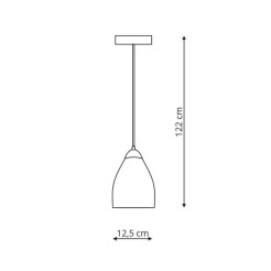 Lampa wisząca Niki dymna 1xE14 LP-567/1P dym