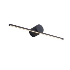Kinkiet Modern Slim 40 cm czarny LED 3000K LP-777/1W M BK