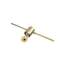 Kinkiet Modern Slim 40 cm złoty LED 3000K LP-777/1W M GD