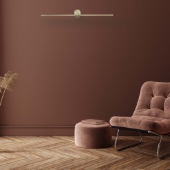 Kinkiet Modern Slim 60 cm złoty LED 3000K LP-777/1W L GD