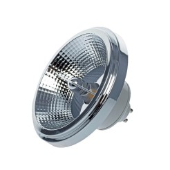 Żarówka ES111 GU10 LED 9W 3000K plastik+aluminium biało-srebrna LP-ES111-9W SV 3000K