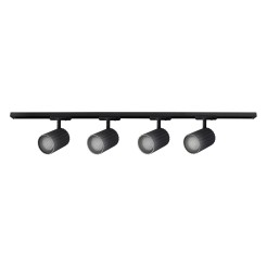Zestaw oświetlenia szynowego Tokio SET 1F czarny 4xGU10 LP-787 SET 1F BK