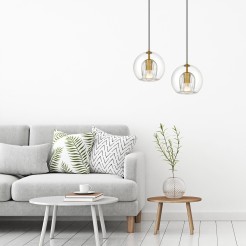 Lampa wisząca Arette złota 1xE27 LP-133/1P