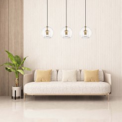 Lampa wisząca Arette złota 3xE27 LP-133/3L