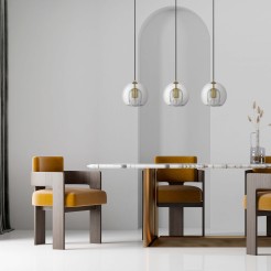 Lampa wisząca Arette złota 3xE27 LP-133/3L