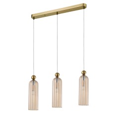 Lampa wisząca Piega 3 amber 3xE14 LP-939/3L amber