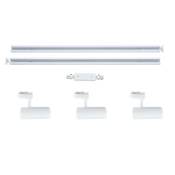 Zestaw oświetlenia szynowego Ice SET 1F biały 3xGU10 LP-732 3W WH SET
