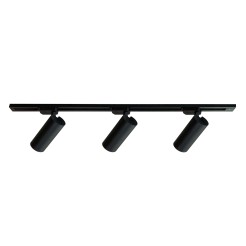 Zestaw oświetlenia szynowego Ice SET 1F czarny 3xGU10 LP-732 3W BK SET
