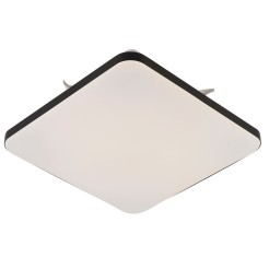 Plafon kwadratowy Babilon 33 cm czarny LED 4000K LP-335/1C S 4BK square
