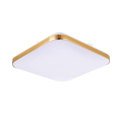 Plafon kwadratowy Babilon 33 cm złoty LED 4000K LP-335/1C S 4GD square