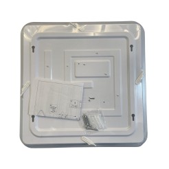 Plafon kwadratowy Babilon 38 cm złoty LED 4000K LP-335/1C M 4GD square