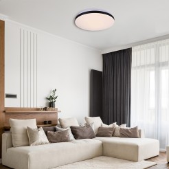 Plafon Babilon 33 cm czarny LED 4000K LP-335/1C S 4BK