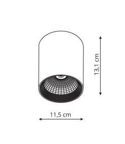 Oprawa natynkowa Zovo biała LED LP-32015/1SM WH