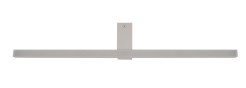 Kinkiet Nevada 60 cm biały IP44 LED 4000K LP-778/1W L WH