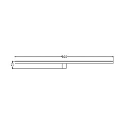 Kinkiet Nevada 90 cm biały IP44 LED 4000K LP-778/1W XXL WH