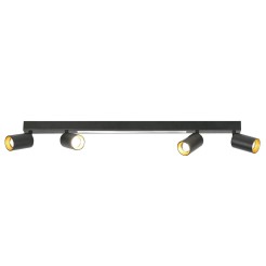 Perugia 4 plafon czarny LP-0703/4C BK