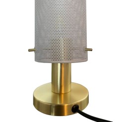 Lampa biurkowa Tirana biała 1xE27 LP-945/1T WH