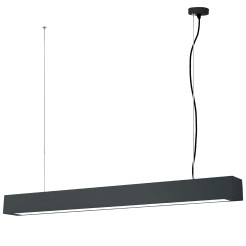 Lampa wisząca Ibros czarna 24W IP20 LED CCT LP-7001/1P 20 BK-93 24 CCT