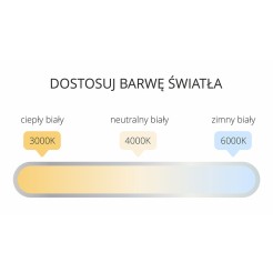 Kinkiet Ibros 120 cm czarny IP44 LED CCT GS-LWA-18W BK CCT