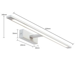 Kinkiet Isla biały 62cm IP44 LED CCT GS-LWB-20W WH CCT