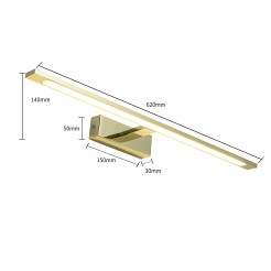 Kinkiet Isla złoty 62cm IP44 LED CCT GS-LWB-20W GOLD CCT