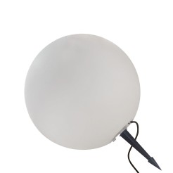 Lampa ogrodowa Gaja 30 cm biała 1xE27 LP-JH-1095-300