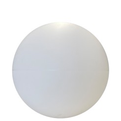 Lampa ogrodowa Gaja 40 cm biała 1xE27 LP-JH-1095-400