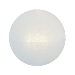 Lampa ogrodowa Gaja 40 cm biała 1xE27 LP-JH-1095-400