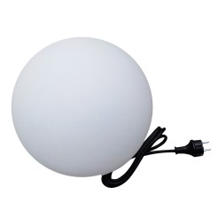 Lampa ogrodowa Gaja 50 cm biała 1xE27 LP-JH-1095-500
