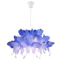 Lampa wisząca Farfalla niebieska 1xE27 LP-3439/1P blue