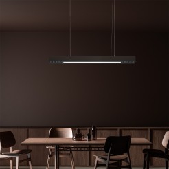 Lampa wisząca Cali M czarna Tuya LED CCT LP-1301/1P M BK Smart